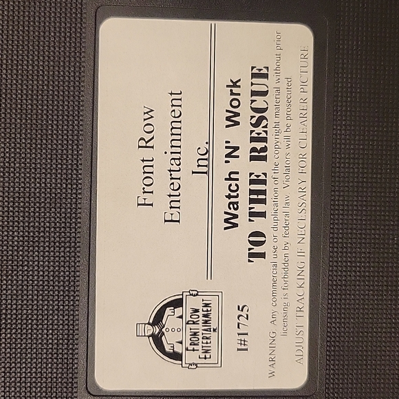 Front Row Entertainment Watches Work 3-Pack VHS Tapes - Picture 6 of 6